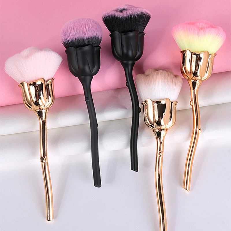 Beauty Flower Makeup - Brochas de maquillaje para colorete y