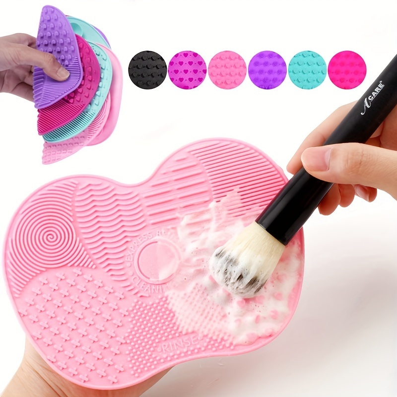 Beauty Makeup Fashion - Almohadilla limpiadora de brochas de maquillaje