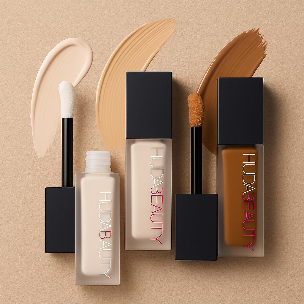 Beauty Makeup Filter - HUDA BEAUTY-filtro falso, corrector de ojos