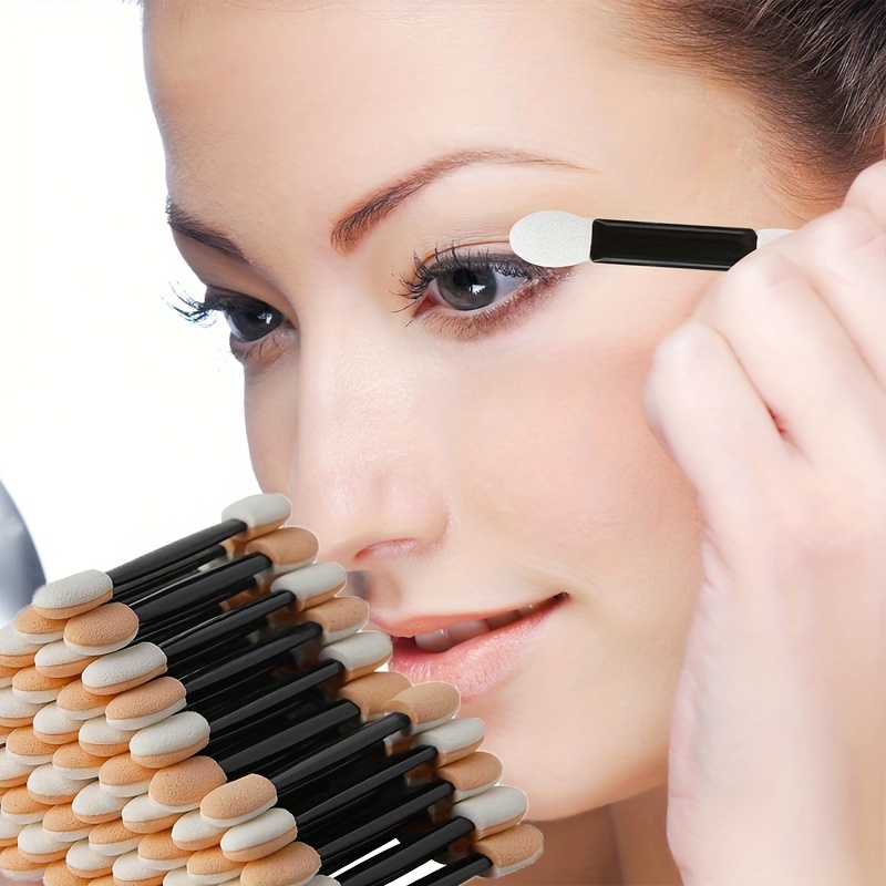 Beauty Makeup Fashion - Aplicador de sombra de ojos desechable,