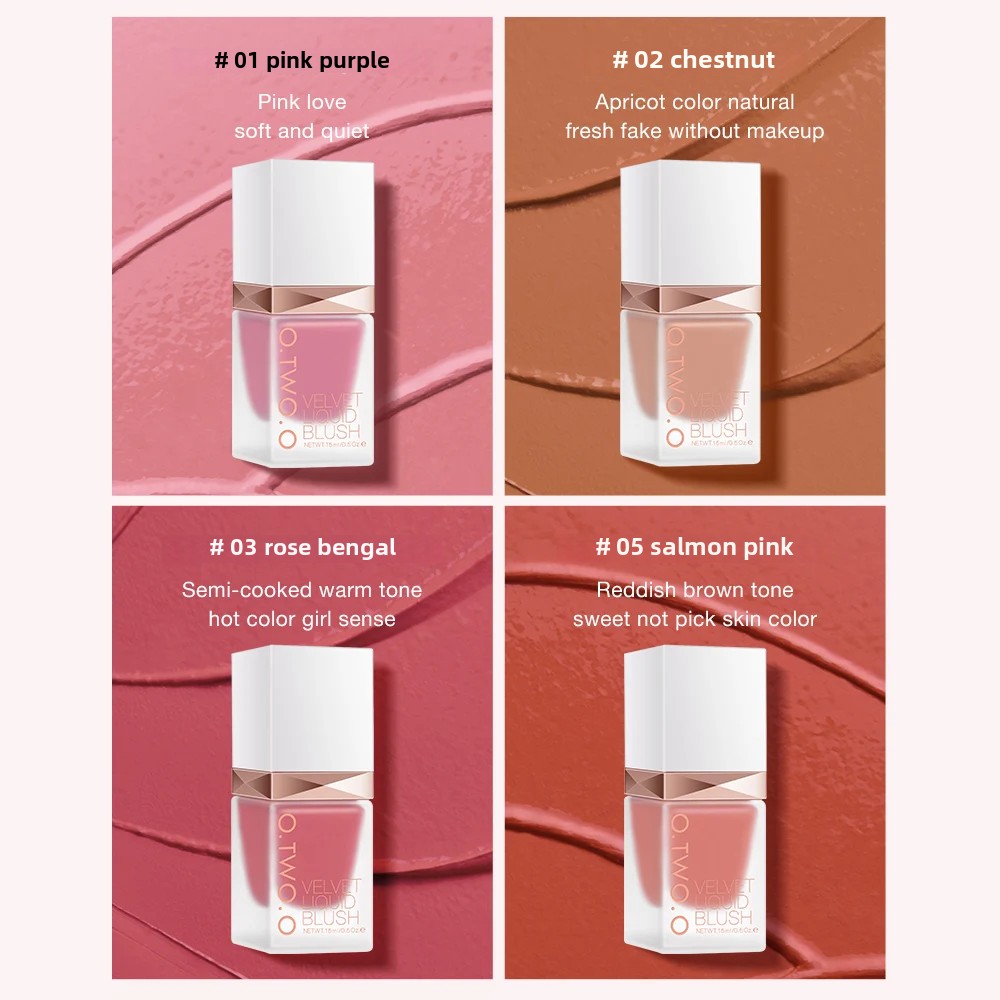 O.TWO.O colorete líquido, 4 co - Beauty Flower Makeup reseña y precio