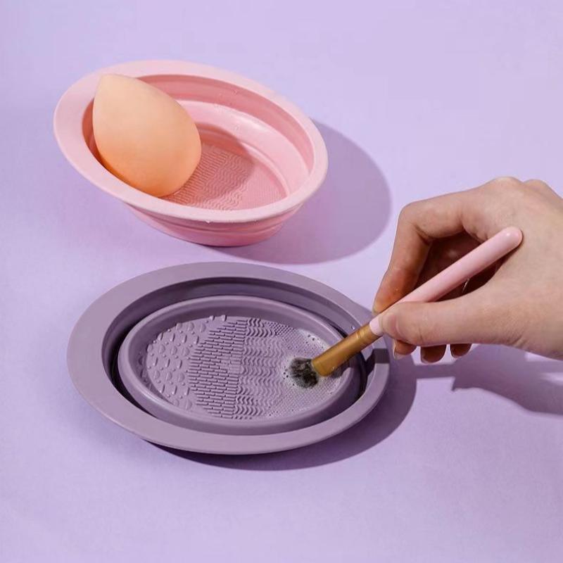Cuenco de limpieza plegable pa - Beauty Makeup Brushes reseña y precio