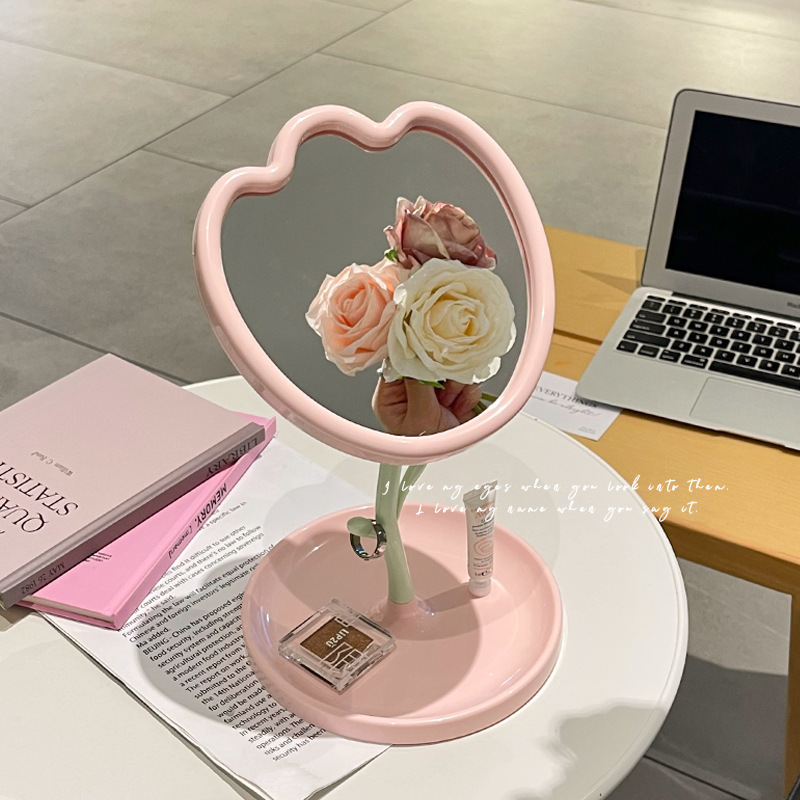 Espejo de Maquillaje con Diseñ - Beauty Flower Makeup reseña y precio