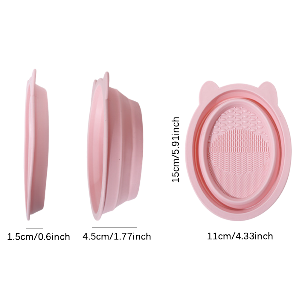 Tazón Plegable de Silicona par - Beauty Makeup Brushes reseña y precio