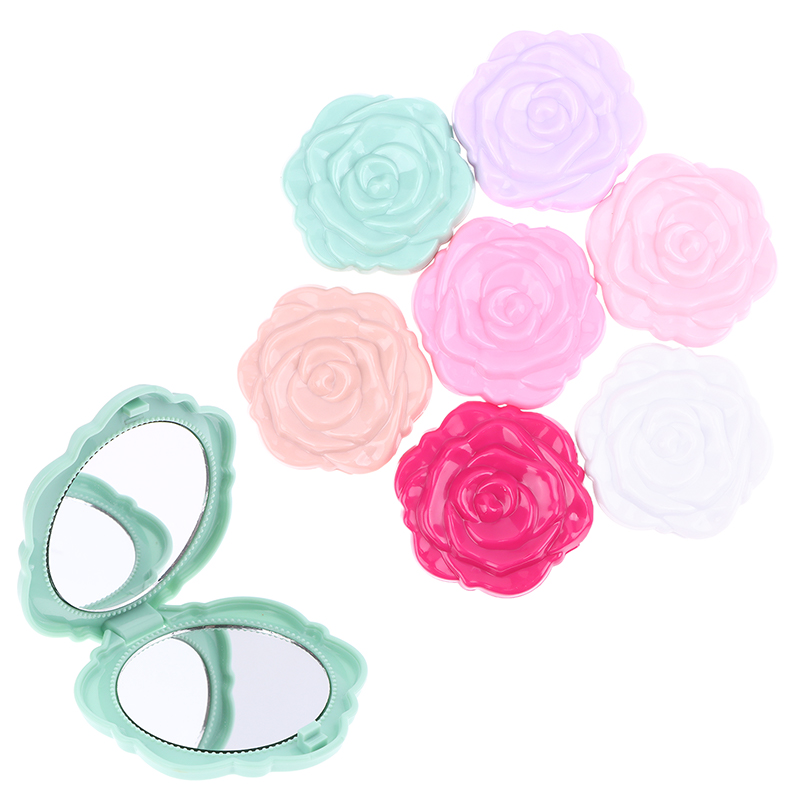 Mini espejo portátil Retro con - Beauty Flower Makeup reseña y precio