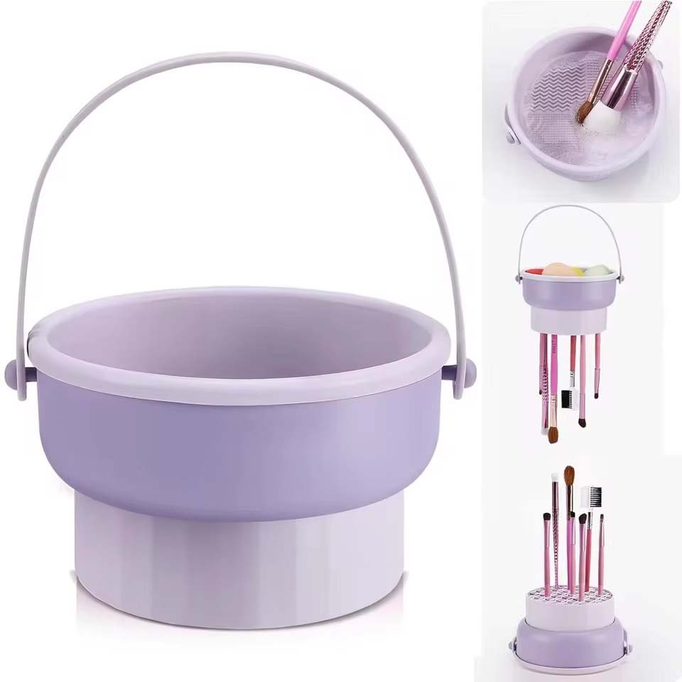 Tazón de limpieza para brochas - Beauty Makeup Brushes reseña y precio