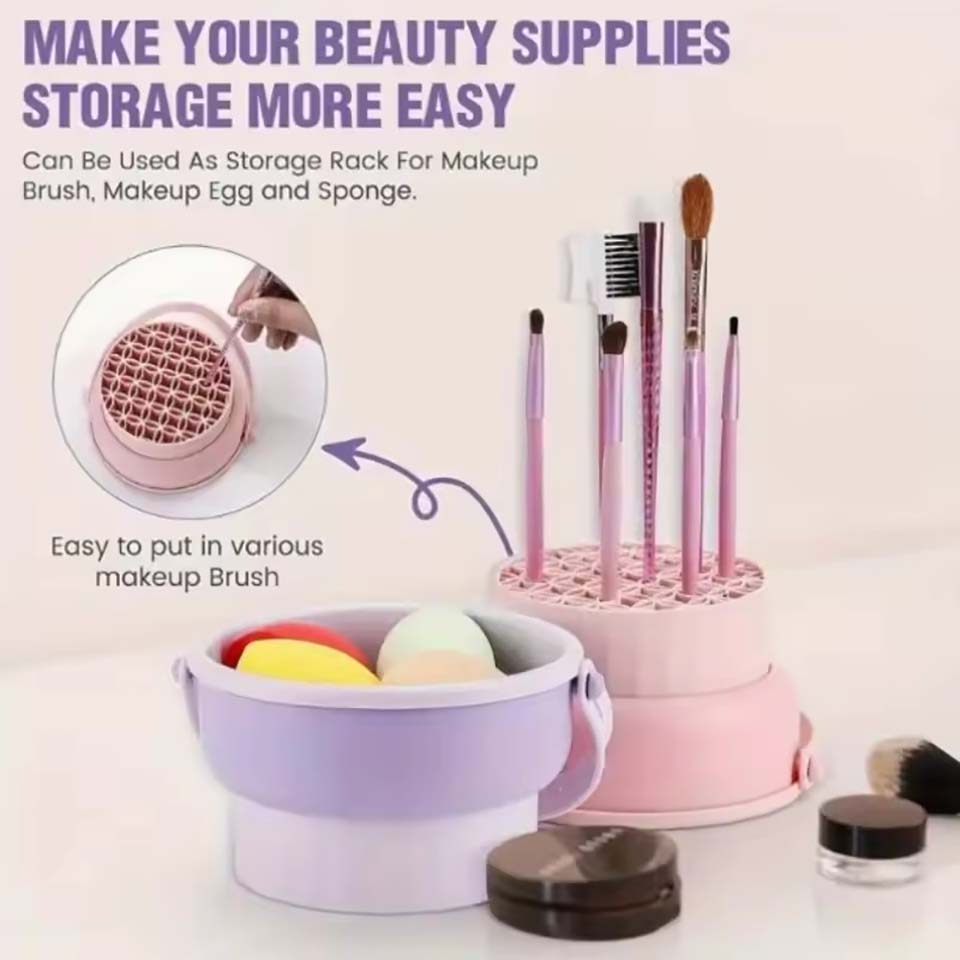 Tazón de limpieza para brochas - Beauty Makeup Brushes reseña y precio