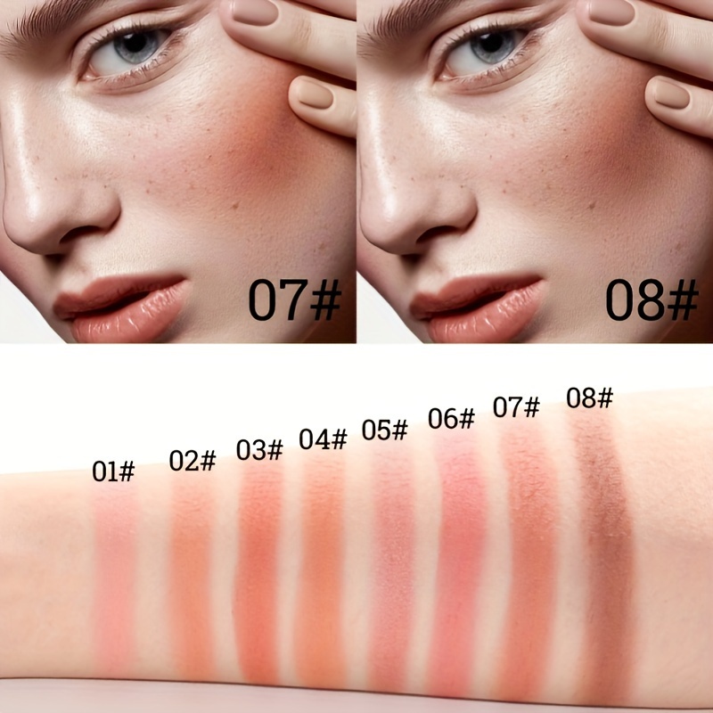 Paleta de rubor mate de 8 colo - Beauty Flower Makeup reseña y precio