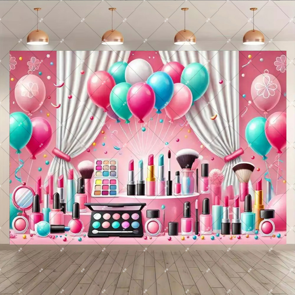Fondo de cartel personalizado  - Beauty Flower Makeup reseña y precio