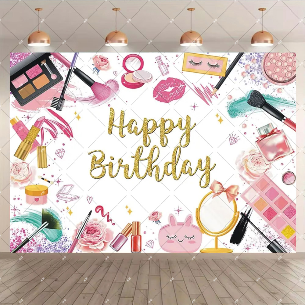 Fondo de cartel personalizado  - Beauty Flower Makeup reseña y precio