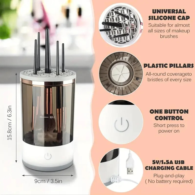 Limpiador de brochas de maquil - Beauty Makeup Fashion reseña y precio