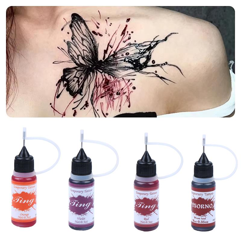 Tinta de tatuaje temporal de j - Beauty Juice Makeup reseña y precio